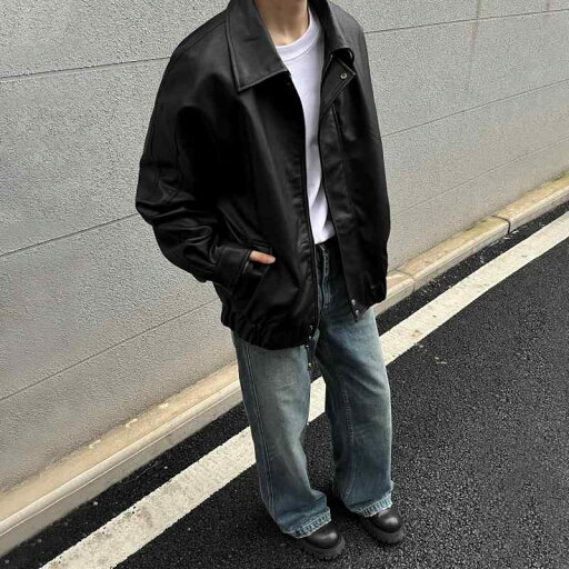 秋冬 コーデ メンズ 服 シンプル ファッション オシャレ 大人 かっこいい 大きいサイズ ストリート 紳士服 アメリカン レトロ パイロット ライダース エコ レザー ジャケット アウター ハイエンド カジュアル 秋冬 コーデ メンズ 服 シンプル ファッション オシャレ 大人 かっこいい 大きいサイズ ストリート 紳士服 アメリカン レトロ パイロット ライダース エコ レザー ジャケット アウター ハイエンド カジュアル