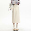 秋冬 コーデ レディース ファッション オシャレ アイテム 服 カワイイ シンプル 大人カワイイ 大きいサイズ ウール スカート ミディアム ロングスリット ワン ステップ ヒップ Aライン ロング