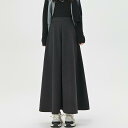 秋冬 コーデ レディース ファッション オシャレ アイテム 服 カワイイ シンプル 大人カワイイ 大きいサイズ ブラウン ウール プリーツスカート ハイウエスト Aライン アンブレラ スカート スリム ロング