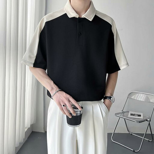 秋冬 コーデ メンズ 服 シンプル ファッション オシャレ 大人 かっこいい 大きいサイズ ストリート 紳士服 ハイエンド ステッチ ポロシャツ 半袖 T シャツ 韓国スタイル カジュアル 秋冬 コーデ メンズ 服 シンプル ファッション オシャレ 大人 かっこいい 大きいサイズ ストリート 紳士服 ハイエンド ステッチ ポロシャツ 半袖 T シャツ 韓国スタイル カジュアル