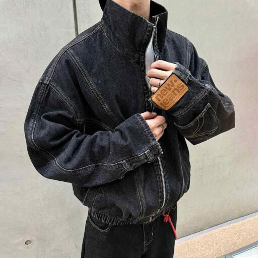 秋冬 コーデ メンズ 服 シンプル ファッション オシャレ 大人 かっこいい 大きいサイズ ストリート 紳士服 アメリカン レトロ ウォッシュド スプリット スタンドカラー デニム ジャケット 春 カジュアル ジャケット 秋冬 コーデ メンズ 服 シンプル ファッション オシャレ 大人 かっこいい 大きいサイズ ストリート 紳士服 アメリカン レトロ ウォッシュド スプリット スタンドカラー デニム ジャケット 春 カジュアル ジャケット