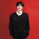 秋冬 コーデ メンズ 服 シンプル ファッション オシャレ 大人 かっこいい 大きいサイズ ストリート 紳士服 スタンドカラー チュニック スーツ ハイエンド 結婚式 ジャケット