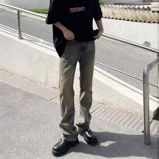 秋冬 コーデ メンズ 服 シンプル ファッション オシャレ 大人 かっこいい 大きいサイズ ストリート 紳士服 アメリカン ストリート イエロー コントラスト ホール フレア ジーンズ ストレート カジュアル ロング パンツ 秋冬 コーデ メンズ 服 シンプル ファッション オシャレ 大人 かっこいい 大きいサイズ ストリート 紳士服 アメリカン ストリート イエロー コントラスト ホール フレア ジーンズ ストレート カジュアル ロング パンツ