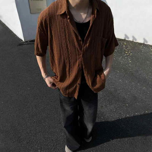 秋冬 コーデ メンズ 服 シンプル ファッション オシャレ 大人 かっこいい 大きいサイズ ストリート 紳士服 アメリカン レトロ 半袖 シャツ 薄手 カジュアル ハイエンド ジャケット 秋冬 コーデ メンズ 服 シンプル ファッション オシャレ 大人 かっこいい 大きいサイズ ストリート 紳士服 アメリカン レトロ 半袖 シャツ 薄手 カジュアル ハイエンド ジャケット