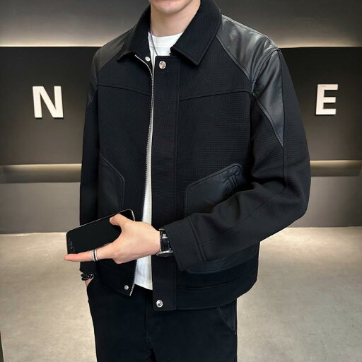 秋冬 コーデ メンズ 服 シンプル ファッション オシャレ 大人 かっこいい 大きいサイズ ストリート 紳士服 PU エコ レザー ジャケット スリム ハイエンド トップス 秋冬 コーデ メンズ 服 シンプル ファッション オシャレ 大人 かっこいい 大きいサイズ ストリート 紳士服 PU エコ レザー ジャケット スリム ハイエンド トップス