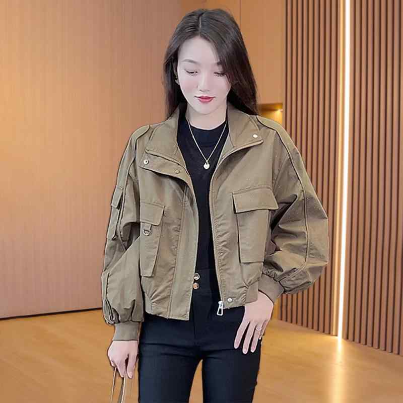 春 コーデ レディース ファッション オシャレ アイテム カワイイ コーデ シンプル きれいめ ナチュラル 上品カジュアル 女性用 婦人服 ハイエンド 秋 ジャケット スタイル トップ(4.0)