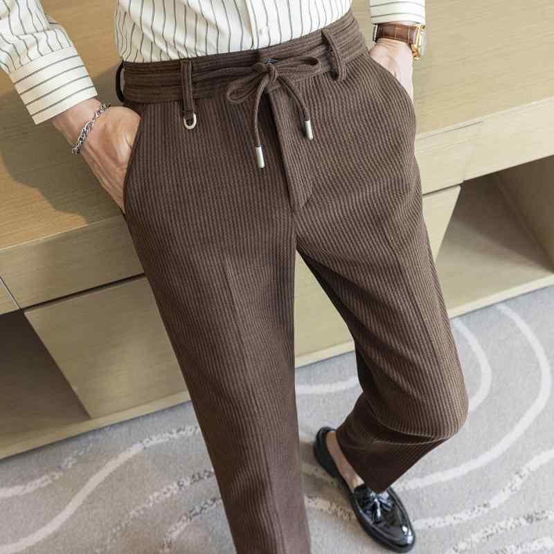 春 コーデ メンズ 服 シンプル ファッション オシャレ 大人 かっこいい 大きいサイズ ストリート 紳士服 テザー ウール パンツ 厚手 無地 ビジネス カジュアル スーツ