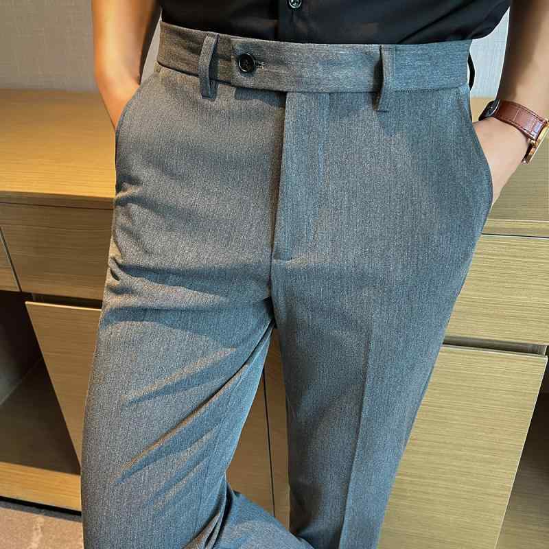 春 コーデ メンズ 服 シンプル ファッション オシャレ 大人 かっこいい 大きいサイズ ストリート 紳士服 ハイエンド カジュアル パンツ 無地 スリム ビジネス スーツ