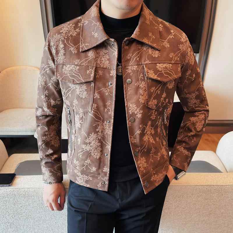 Rakuten - 春 コーデ メンズ 服 シンプル ファッション オシャレ 大人 かっこいい 大きいサイズ ストリート 紳士服 ハイエンド ライダー スプリント エコ レザー ジャケット スリム ジャケット
