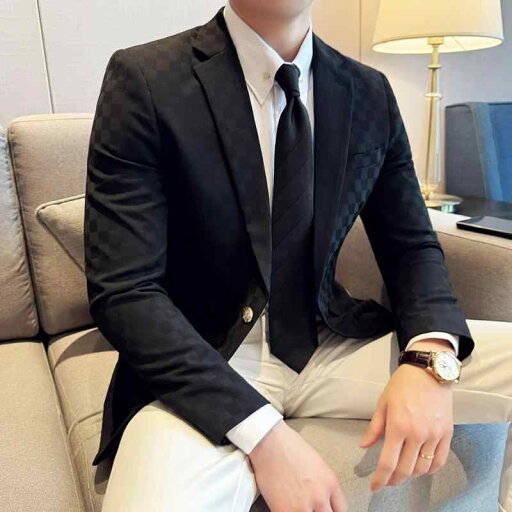 春 コーデ メンズ 用 服 シンプル ファッション オシャレ 大人 かっこいい 大きいサイズ ストリート 紳士服 ワン ボタン チェック柄 スーツ ジャケット ハイエンド ビジネス カジュアル スリム 単品 春 コーデ メンズ 用 服 シンプル ファッション オシャレ 大人 かっこいい 大きいサイズ ストリート 紳士服 ワン ボタン チェック柄 スーツ ジャケット ハイエンド ビジネス カジュアル スリム 単品