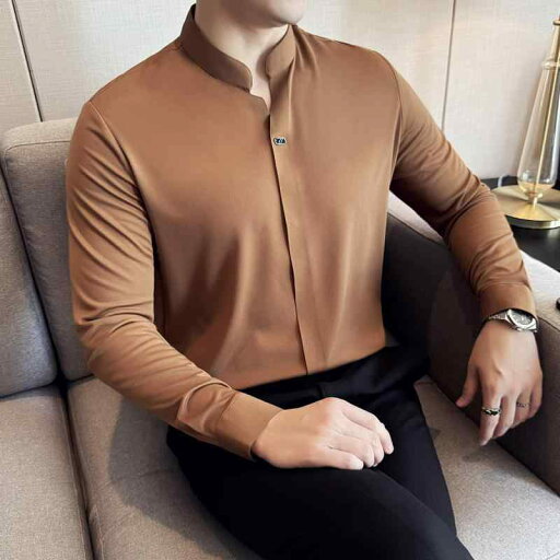 春 コーデ メンズ 服 シンプル ファッション オシャレ 大人 かっこいい 大きいサイズ ストリート 紳士服 スタンドカラー シームレス ポロシャツ 長袖 スリム ハイエンド ビジネス T シャツ 春 コーデ メンズ 服 シンプル ファッション オシャレ 大人 かっこいい 大きいサイズ ストリート 紳士服 スタンドカラー シームレス ポロシャツ 長袖 スリム ハイエンド ビジネス T シャツ