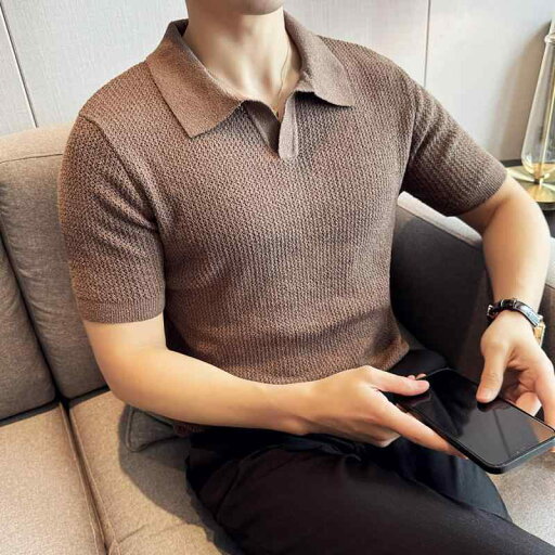 春 コーデ メンズ 服 シンプル ファッション オシャレ 大人 かっこいい 大きいサイズ ストリート 紳士服 ニット Vネック ポロシャツ 半袖 薄手 スリム フィット ハイエンド 通気性 T シャツ 春 コーデ メンズ 服 シンプル ファッション オシャレ 大人 かっこいい 大きいサイズ ストリート 紳士服 ニット Vネック ポロシャツ 半袖 薄手 スリム フィット ハイエンド 通気性 T シャツ