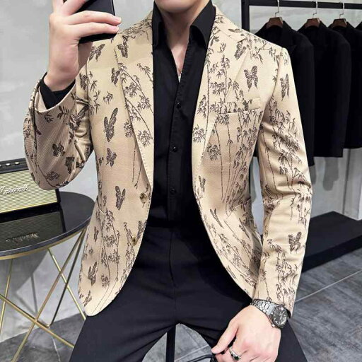 春 コーデ メンズ 服 シンプル ファッション オシャレ 大人 かっこいい 大きいサイズ ストリート 紳士服 ハイエンド プリント スーツ ジャケット ビジネス カジュアル スリム 春 コーデ メンズ 服 シンプル ファッション オシャレ 大人 かっこいい 大きいサイズ ストリート 紳士服 ハイエンド プリント スーツ ジャケット ビジネス カジュアル スリム