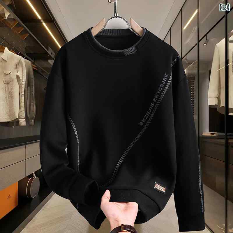 春 コーデ メンズ 服 シンプル ファッション オシャレ 大人 かっこいい 大きいサイズ ストリート 紳士服 セーター シャツ 長袖 T シャツ トップス 服