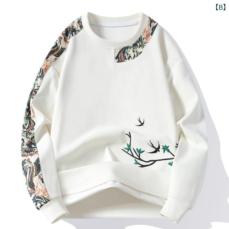 春 コーデ メンズ 服 シンプル ファッション オシャレ 大人 かっこいい 大きいサイズ ストリート 紳士服 スウェットシャツ 服 薄手 長袖 T シャツ