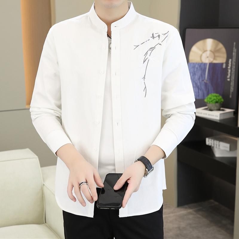 春 コーデ メンズ 服 シンプル ファッション オシャレ 大人 かっこいい 大きいサイズ ストリート 紳士服 綿 シャツ 長袖 春 カジュアル 韓国スタイル 薄手 トップス ジャケット