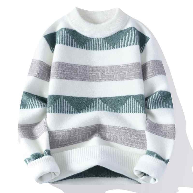 春 コーデ メンズ 服 シンプル ファッション オシャレ 大人 かっこいい 大きいサイズ ストリート 紳士服 セーター 厚手 暖かい カジュアル インナー