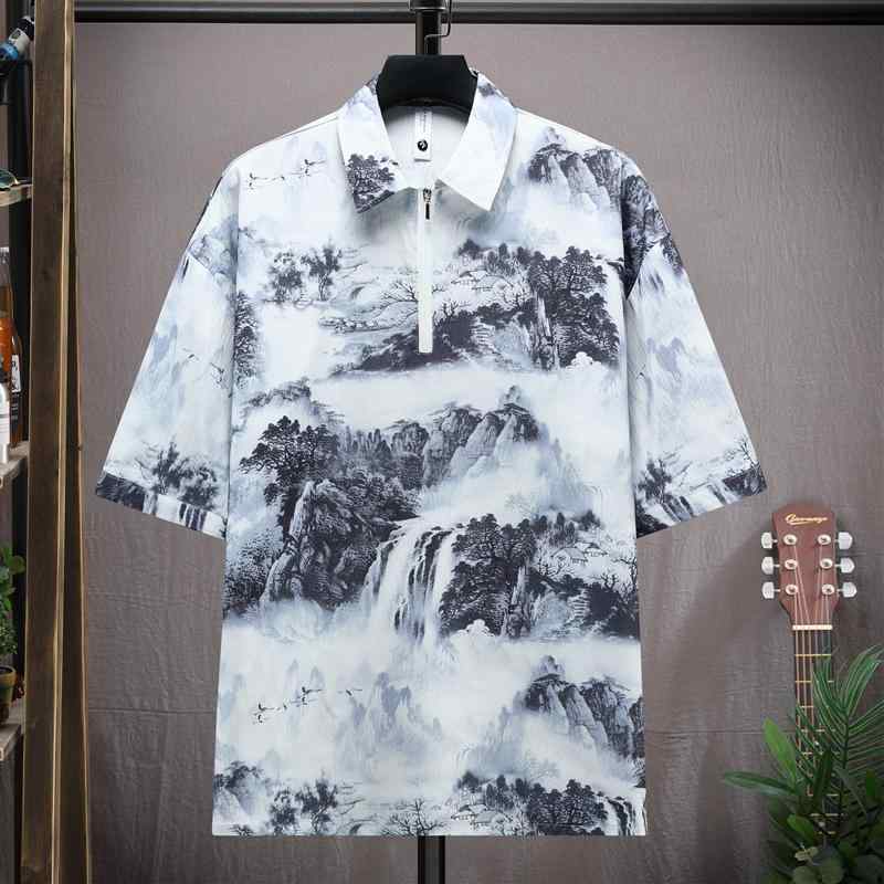 春 コーデ メンズ 服 シンプル ファッション オシャレ 大人 かっこいい 大きいサイズ ストリート 紳士服 半袖 T シャツ トップス ハイエンド カジュアル ポロシャツ