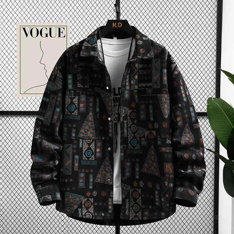 春 コーデ メンズ 服 シンプル ファッション オシャレ 大人 かっこいい 大きいサイズ ストリート 紳士服 デニム ジャケット 韓国スタイル カジュアル 薄手 ジャケット ガウン(4)