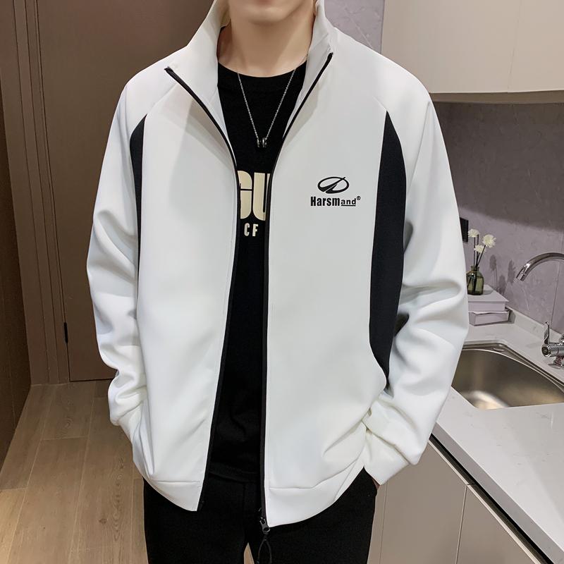 春 コーデ メンズ 服 シンプル ファッション オシャレ 大人 かっこいい 大きいサイズ ストリート 紳士服 ジャケット スタンドカラー トップス カジュアル 薄手