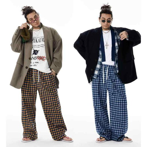 春 コーデ メンズ 服 シンプル ファッション オシャレ 大人 かっこいい 大きいサイズ ストリート 紳士服 快適 レトロ チェック柄 パンツ カジュアル 男女兼 春 コーデ メンズ 服 シンプル ファッション オシャレ 大人 かっこいい 大きいサイズ ストリート 紳士服 快適 レトロ チェック柄 パンツ カジュアル 男女兼