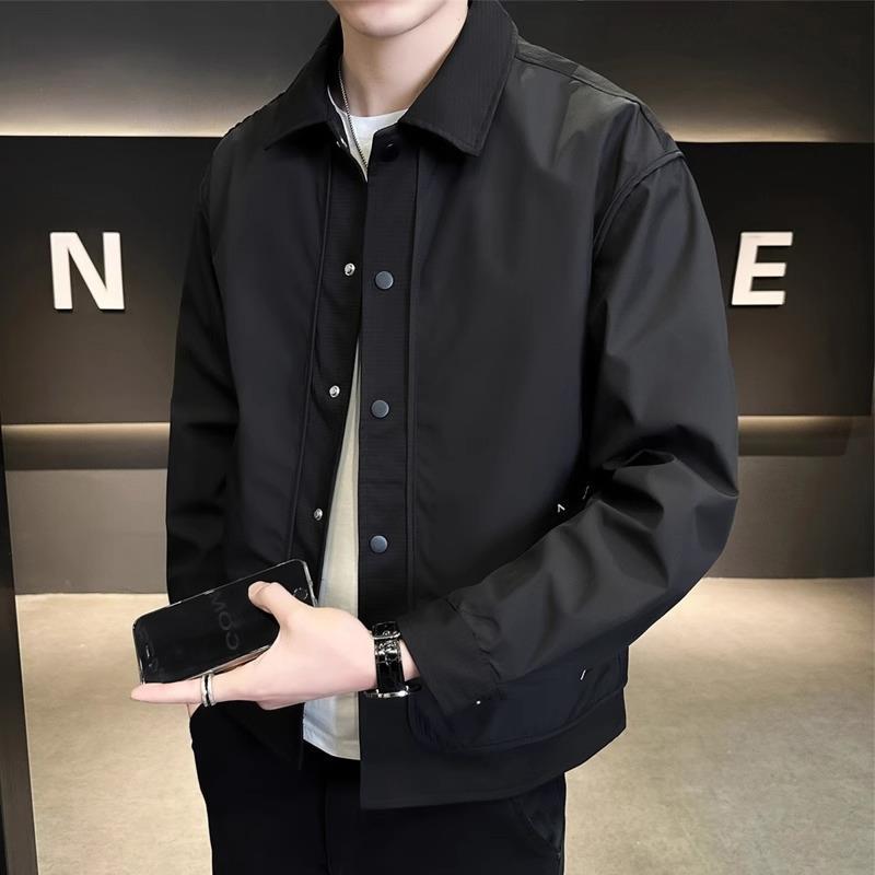 春 コーデ メンズ 服 シンプル ファッション オシャレ 大人 かっこいい 大きいサイズ ストリート 紳士服 ハイエンド ジャケット カジュアル トップス