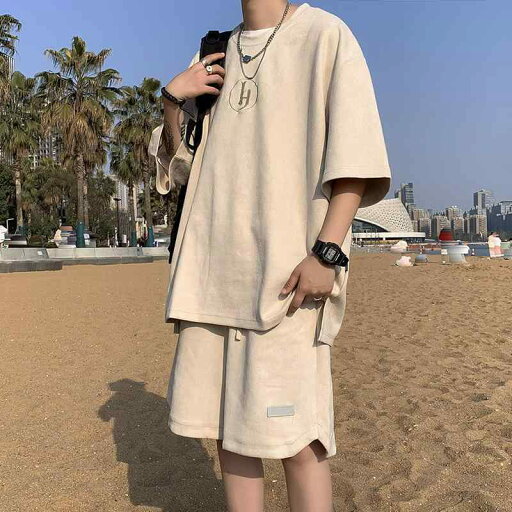 春 コーデ メンズ 服 シンプル ファッション オシャレ 大人 かっこいい 大きいサイズ ストリート 紳士服 スエード 半袖 T シャツ アメリカン レトロ ストリート カップル ウェア 五分丈 パンツ カジュアル スポーツ スーツ 春 コーデ メンズ 服 シンプル ファッション オシャレ 大人 かっこいい 大きいサイズ ストリート 紳士服 スエード 半袖 T シャツ アメリカン レトロ ストリート カップル ウェア 五分丈 パンツ カジュアル スポーツ スーツ