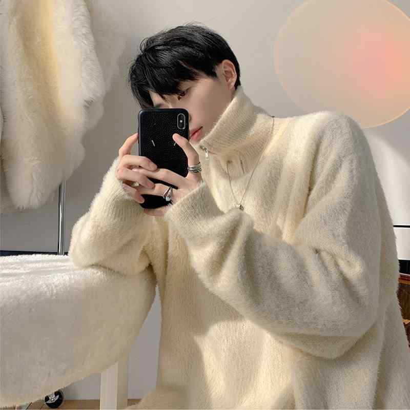 春 コーデ メンズ 服 シンプル ファッション オシャレ 大人 かっこいい 大きいサイズ ストリート 紳士服 レディース ユニセックス ハーフ ジップ タートル...