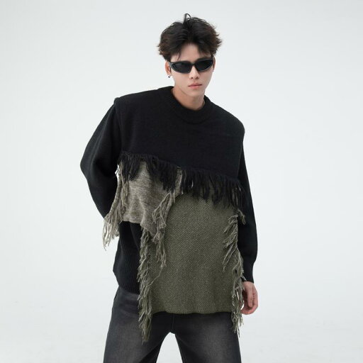 春 コーデ メンズ 用 服 シンプル ファッション オシャレ 大人 かっこいい 大きいサイズ ストリート 紳士服 レディース タッセル ニット セーター カラー ラウンドネック インナーウェア 春 コーデ メンズ 用 服 シンプル ファッション オシャレ 大人 かっこいい 大きいサイズ ストリート 紳士服 レディース タッセル ニット セーター カラー ラウンドネック インナーウェア