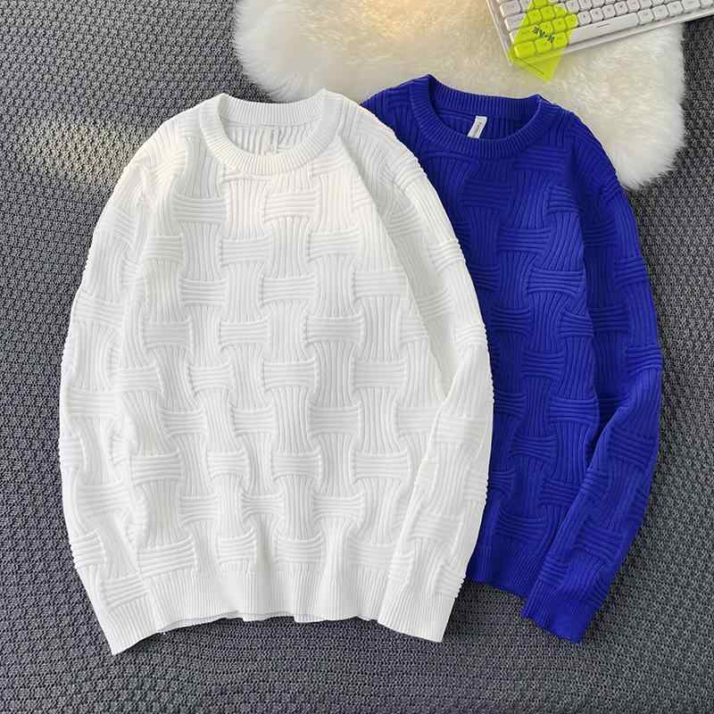 春 コーデ メンズ 用 服 シンプル ファッション オシャレ 大人 かっこいい 大きいサイズ ストリート 紳士服 レディース ラウンドネック 無地 セーター イ...