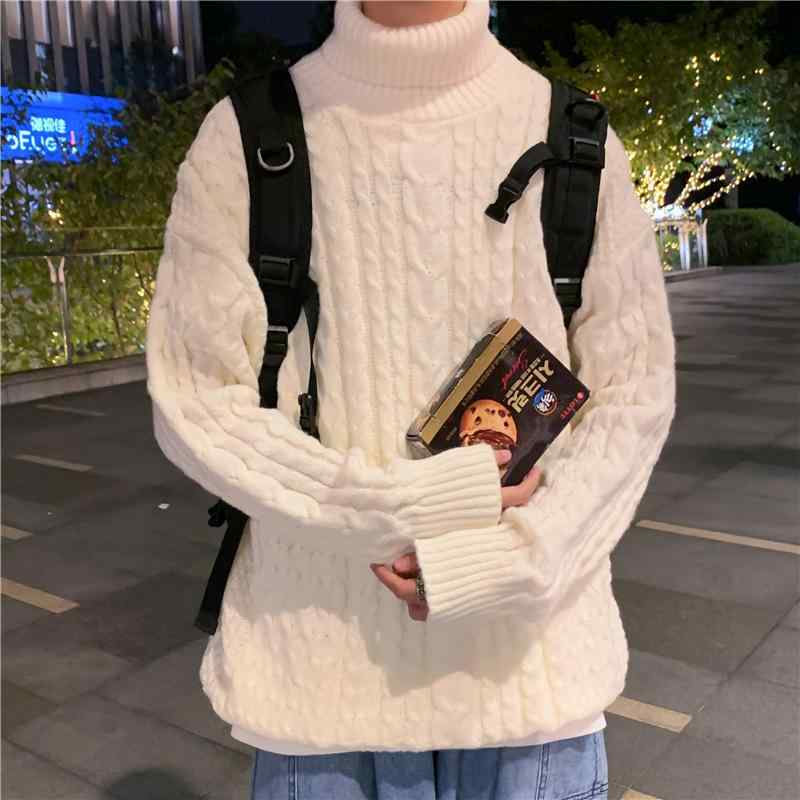 春 コーデ メンズ 用 服 シンプル ファッション オシャレ 大人 かっこいい 大きいサイズ ストリート 紳士服 レトロ ラフ 麻 タートルネックセーター レデ...