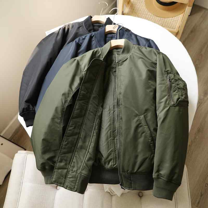 春 コーデ メンズ 用 服 シンプル ファッション オシャレ 大人 かっこいい 大きいサイズ ストリート 紳士服 単品 カップル ウェア ウエスタン スタンドカラー フライト ジャケット ジッパー カーディガン 中綿 コート レディース