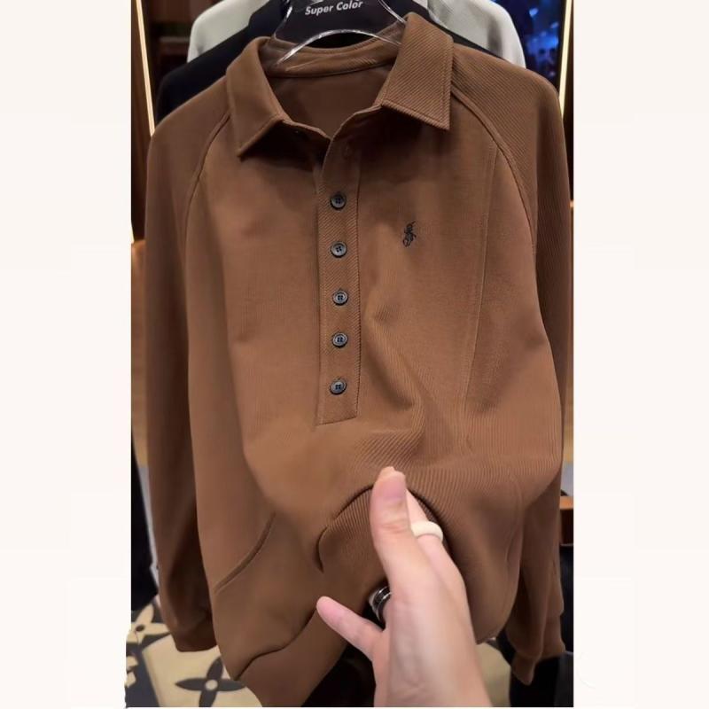 春 コーデ メンズ 用 服 シンプル ファッション オシャレ 大人 かっこいい 大きいサイズ ストリート 紳士服 ボタン スウェット シャツ レディース カジュアル