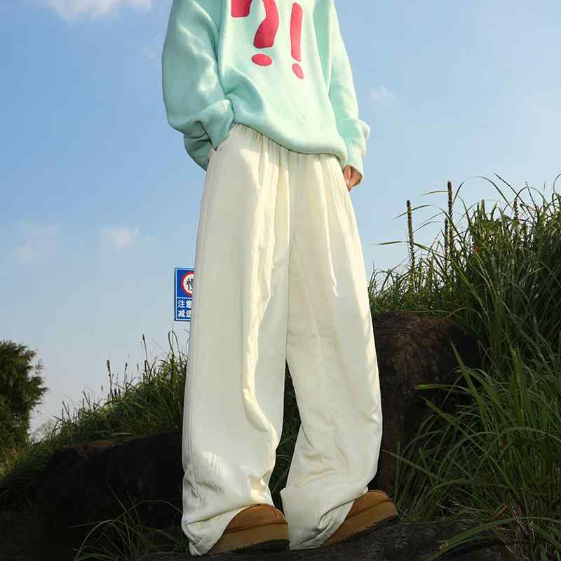 春 コーデ メンズ 用 服 シンプル ファッション オシャレ 大人 かっこいい 大きいサイズ ストリート 紳士服 ドレープ カジュアル ワイド レッグ パンツ レディース カップル ウェア ストレート スウェットパンツ