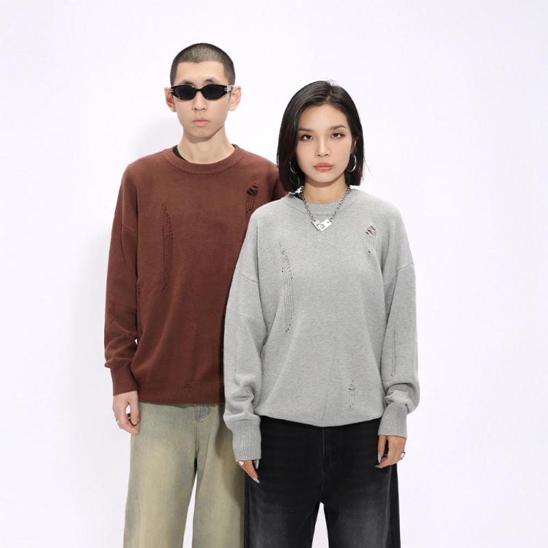 春 コーデ メンズ 用 服 シンプル ファッション オシャレ 大人 かっこいい 大きいサイズ ストリート 紳士服 フック ニット セーター 韓国スタイル 無地 ...