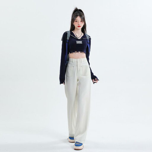 春 コーデ レディース ファッション オシャレ アイテム カワイイ 用 シンプル 大人カワイイ オフホワイト ジーンズ ハイウエスト ドレープ ストレート ワイド レッグ パンツ 春 コーデ レディース ファッション オシャレ アイテム カワイイ 用 シンプル 大人カワイイ オフホワイト ジーンズ ハイウエスト ドレープ ストレート ワイド レッグ パンツ