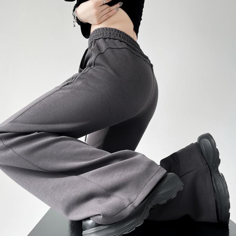 春 コーデ レディース ファッション オシャレ アイテム カワイイ 用 シンプル 大人カワイイ フレアパンツ ハイウエスト スリム ベルボトム形 ヨガ パンツ スポーツ カジュアル スウェットパンツ