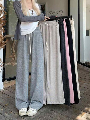 春 コーデ レディース ファッション オシャレ アイテム カワイイ 用 シンプル 大人カワイイ スリミング ハイウエスト ストレッチ ウエスト パンツストレート ワイド レッグ カジュアル 春 コーデ レディース ファッション オシャレ アイテム カワイイ 用 シンプル 大人カワイイ スリミング ハイウエスト ストレッチ ウエスト パンツストレート ワイド レッグ カジュアル