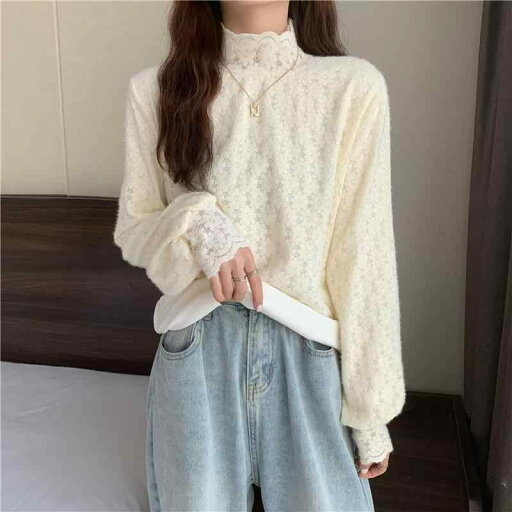 春 コーデ レディース ファッション オシャレ アイテム カワイイ 用 シンプル 大人カワイイ インナー トップス レース レイヤリング シャツ 長袖 シフォン シャツ 白 春 コーデ レディース ファッション オシャレ アイテム カワイイ 用 シンプル 大人カワイイ インナー トップス レース レイヤリング シャツ 長袖 シフォン シャツ 白