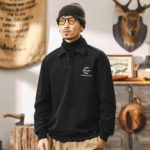 春 コーデ メンズ 用 服 シンプル ファッション オシャレ 大人 かっこいい 大きいサイズ ストリート 紳士服 アメリカン レトロ ヘビー スウェット シャツ 厚手 ポロ シャツ カジュアル 春 コーデ メンズ 用 服 シンプル ファッション オシャレ 大人 かっこいい 大きいサイズ ストリート 紳士服 アメリカン レトロ ヘビー スウェット シャツ 厚手 ポロ シャツ カジュアル