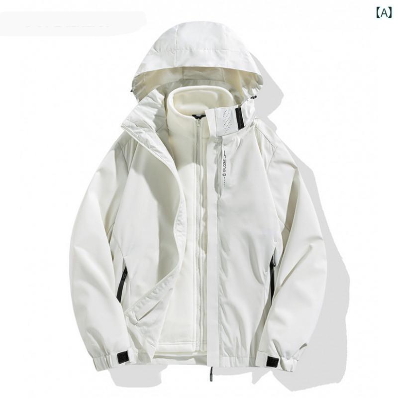 春 コーデ メンズ 用 服 シンプル ファッション オシャレ 大人 かっこいい 大きいサイズ ストリート 紳士服 取外し可能 インナー ライナー ジャケット アウトドア 防水 登山