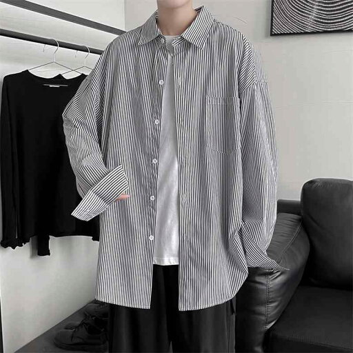 春 コーデ メンズ 用 服 シンプル ファッション オシャレ 大人 かっこいい 大きいサイズ ストリート 紳士服 ドレープ ストライプ 長袖 シャツ カップル ウェア カジュアル ジャケット 春 コーデ メンズ 用 服 シンプル ファッション オシャレ 大人 かっこいい 大きいサイズ ストリート 紳士服 ドレープ ストライプ 長袖 シャツ カップル ウェア カジュアル ジャケット