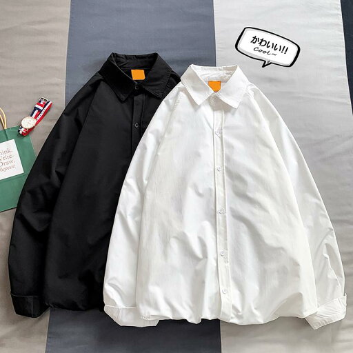 春 コーデ メンズ 用 服 シンプル ファッション オシャレ 大人 かっこいい 大きいサイズ ストリート 紳士服 長袖 シャツ ゆったり 無地 ジャケット カジュアル 春 コーデ メンズ 用 服 シンプル ファッション オシャレ 大人 かっこいい 大きいサイズ ストリート 紳士服 長袖 シャツ ゆったり 無地 ジャケット カジュアル