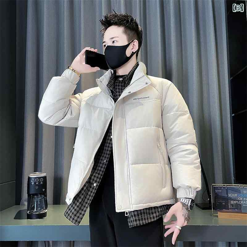 春 コーデ メンズ 用 服 シンプル ファッション オシャレ 大人 かっこいい 大きいサイズ ストリート 紳士服 フェイク ツーピース コットンコート コットン ジャケット カジュアル ダウン