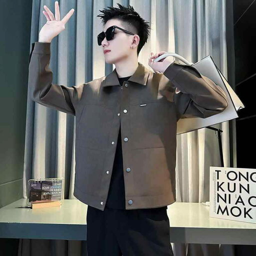 春 コーデ メンズ 用 服 シンプル ファッション オシャレ 大人 かっこいい 大きいサイズ ストリート 紳士服 カーキ ジャケット シンプル ライダース スーツ トップス ジャケット 春 コーデ メンズ 用 服 シンプル ファッション オシャレ 大人 かっこいい 大きいサイズ ストリート 紳士服 カーキ ジャケット シンプル ライダース スーツ トップス ジャケット