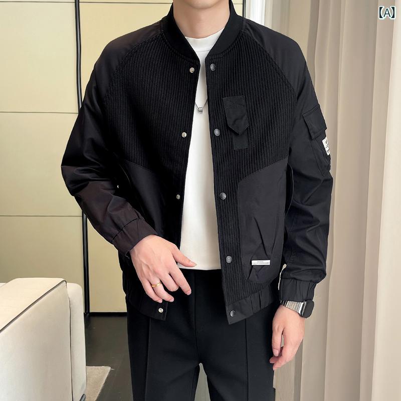 春 コーデ メンズ 用 服 シンプル ファッション オシャレ 大人 かっこいい 大きいサイズ ストリート 紳士服 ハイエンド ジャケット 韓国スタイル カジュアル トップス