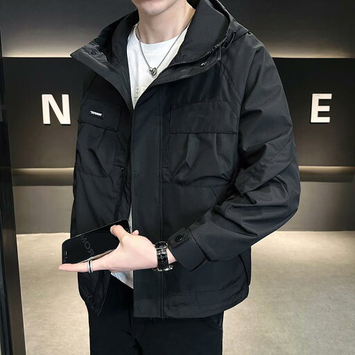 春 コーデ メンズ 用 服 シンプル ファッション オシャレ 大人 かっこいい 大きいサイズ ストリート 紳士服 アウトドア フード付き ジャケット カジュアル スリム 春 コーデ メンズ 用 服 シンプル ファッション オシャレ 大人 かっこいい 大きいサイズ ストリート 紳士服 アウトドア フード付き ジャケット カジュアル スリム