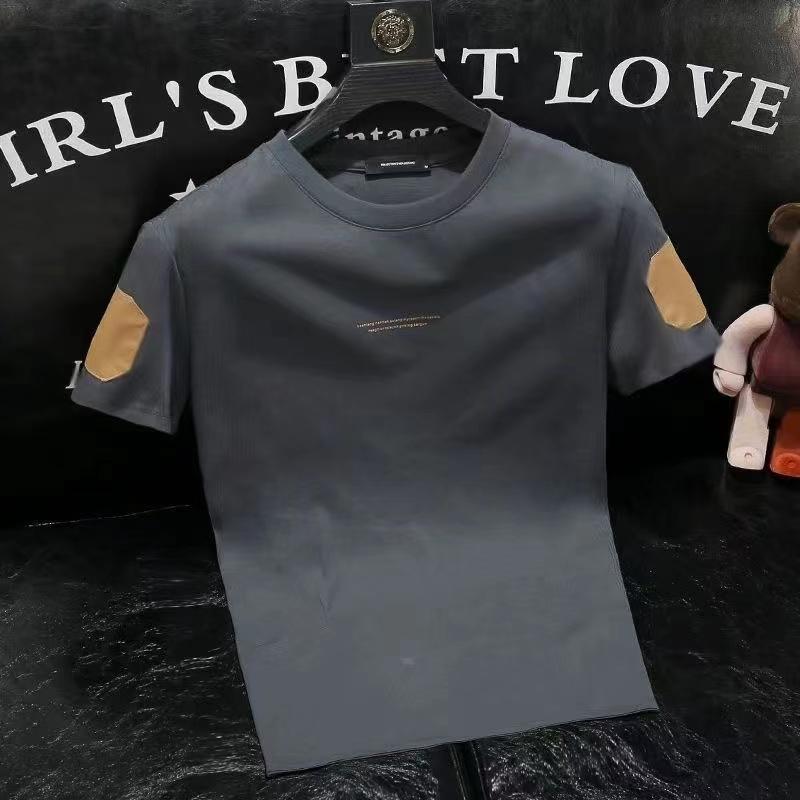 春 コーデ メンズ 用 服 シンプル ファッション オシャレ 大人 かっこいい 大きいサイズ ストリート 紳士服 半袖 T シャツ ラウンドネック カジュアル