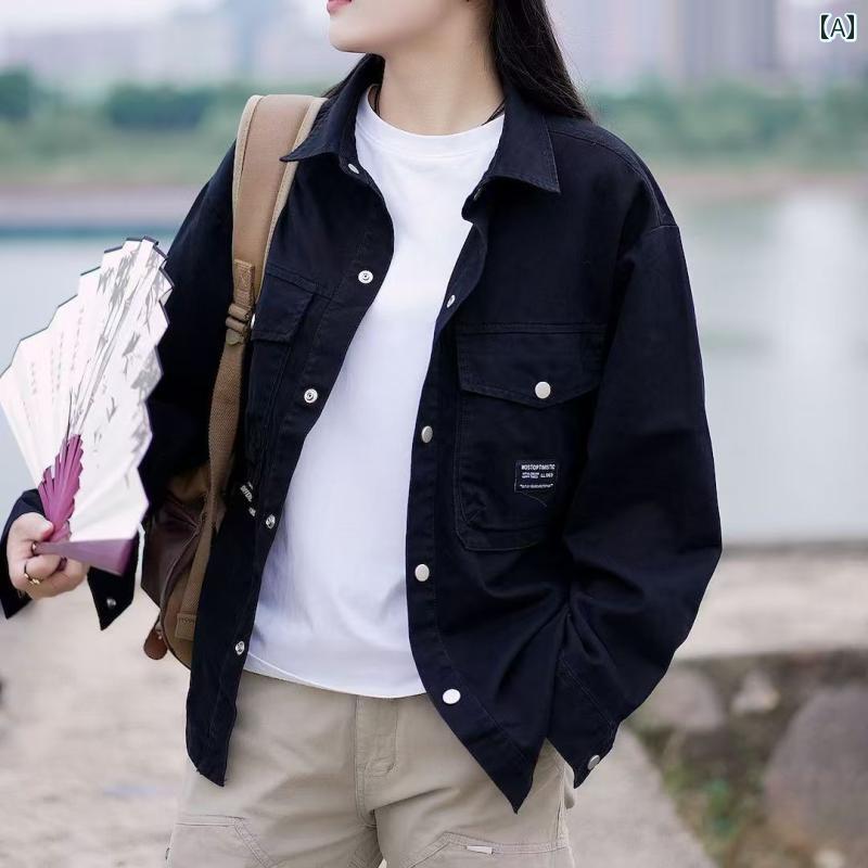 メンズ ファッション 春夏 秋冬 かっこいい オシャレ モテ 男性用 紳士服 服 韓国 シンプル 大人 アメリカ リーン フィット プリーツ 黒 白 テッチ ジッパー ショルダーパッド 半袖 シャツ メンズ 夏 シャツ ジャケット