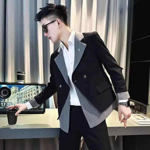 春 コーデ メンズ 用 服 シンプル ファッション オシャレ 大人 かっこいい 大きいサイズ ストリート 紳士服 フェイク ツーピース スーツ ジャケット 春 コーデ メンズ 用 服 シンプル ファッション オシャレ 大人 かっこいい 大きいサイズ ストリート 紳士服 フェイク ツーピース スーツ ジャケット